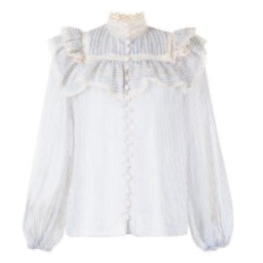 Zimmermann Nautical Blouse w Tassels NWOT